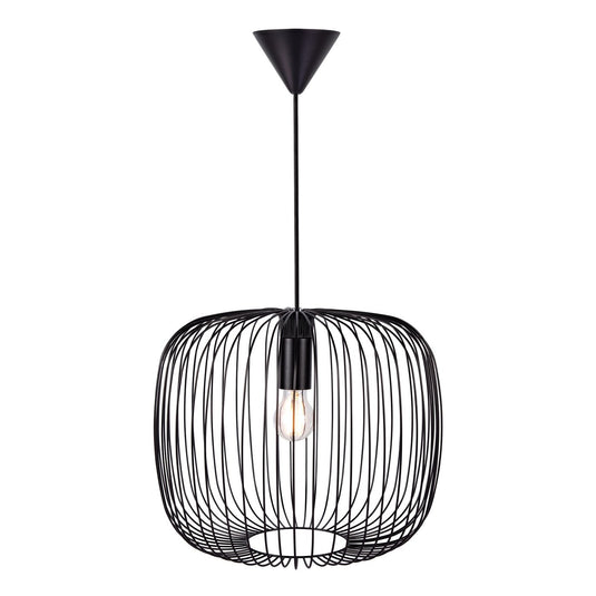 Candeeiro Suspenso Preto Minimalista BERONI NORDLUX