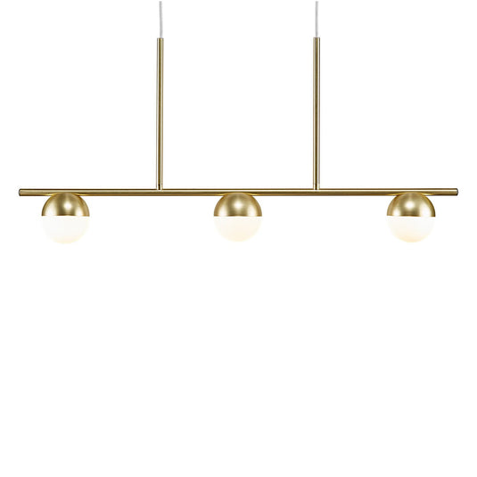 Candeeiro suspenso Contina 3-Spot em Latão NORDLUX