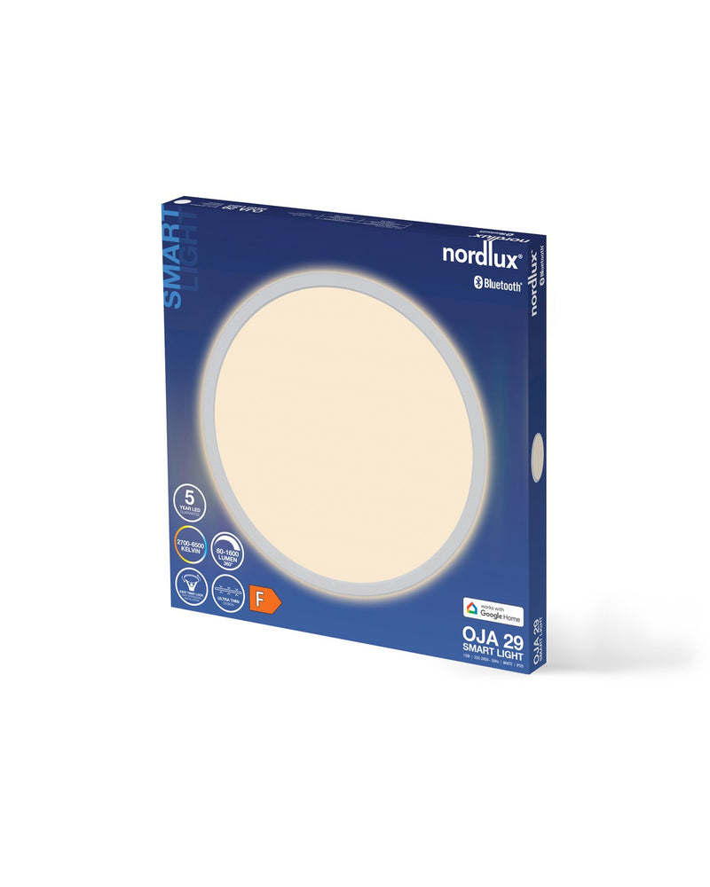 Cargue la imagen en el visor de la galería, Candeeiro de Teto Ultra-fino com Bluetooth Oja Smart NORDLUX

