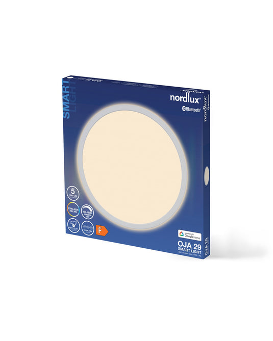 Candeeiro de Teto Ultra-fino com Bluetooth Oja Smart NORDLUX