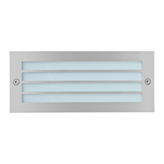 Projector de Parede Exterior de Encastrar Grelha Cinza Tromilux