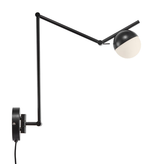 Aplique de Parede Preto CONTINA NORDLUX