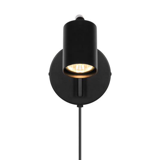 Aplique de Parede Preto com Braço Rotativo e Cabeça Ajustável Explore Long NORDLUX