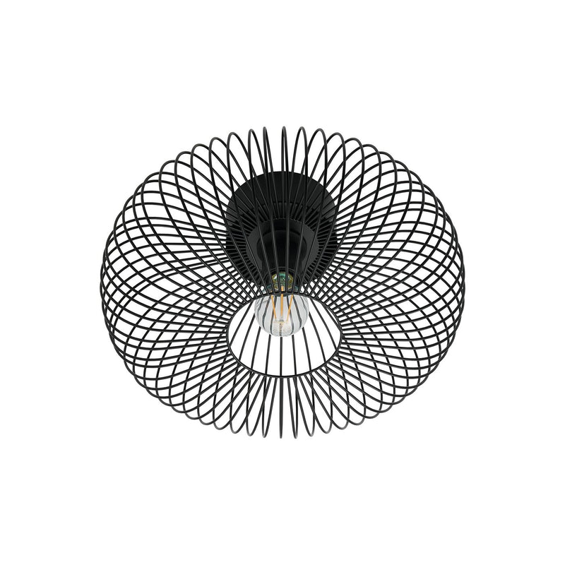 Chargez l'image dans la visionneuse de la galerie, Candeeiro de Teto Minimalista Preto BERONI NORDLUX
