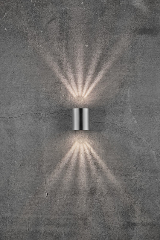 Aplique de Parede Exterior em Aço Inoxidável Canto NORDLUX