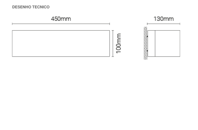 Cargue la imagen en el visor de la galería, Luminária Saliente de Parede em Aço Inoxidável Tromilux
