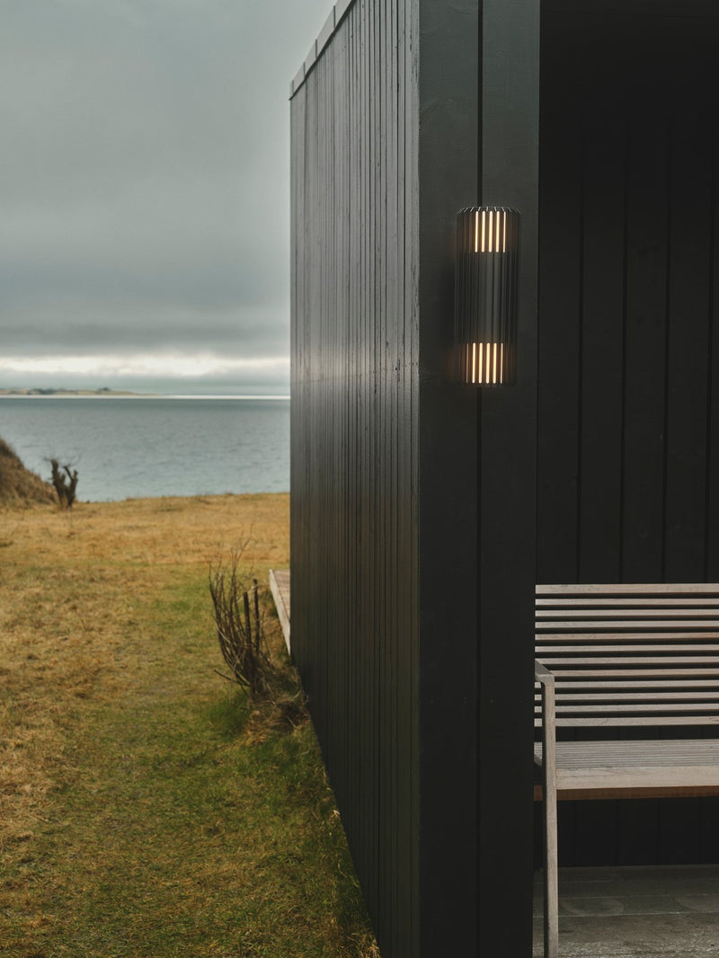 Load image into Gallery viewer, Double Wall light Seaside black ALUDRA NORDLUX
