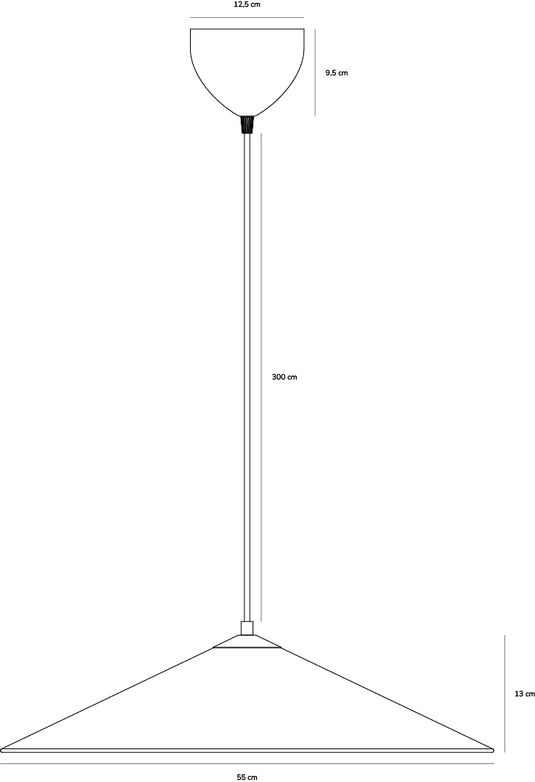 Pendente Branco Estilo Japandi Hill 55 NORDLUX