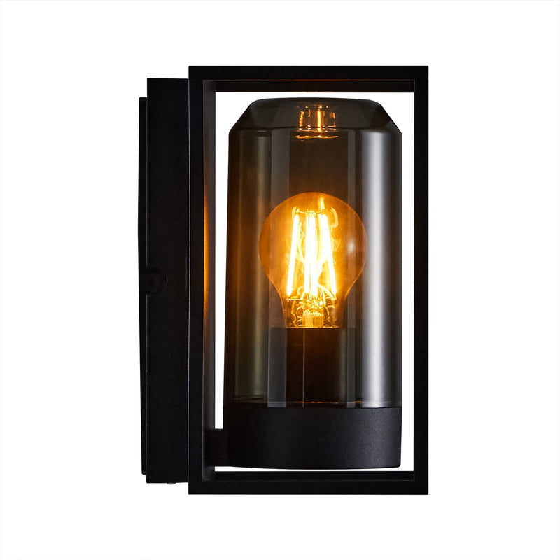 Load image into Gallery viewer, Aplique de Parede Exterior com Difusor Fumado Griffin NORDLUX
