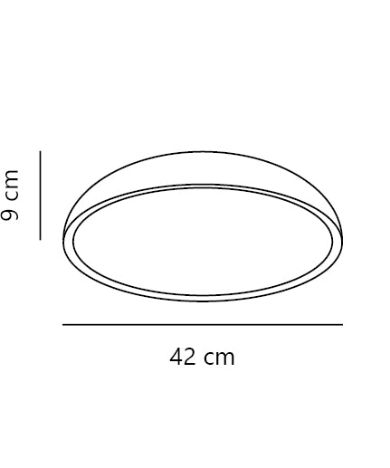 Candeeiro de Teto Dimável 2700/4000K Branco Penelopa 42 NORDLUX