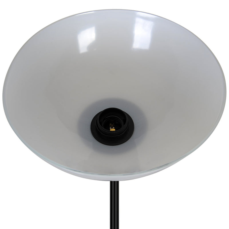 Carregue imagem no visualizador da galeriaCandeeiro de Pé com Duas Luzes Pretas LAURIA NORDLUX
