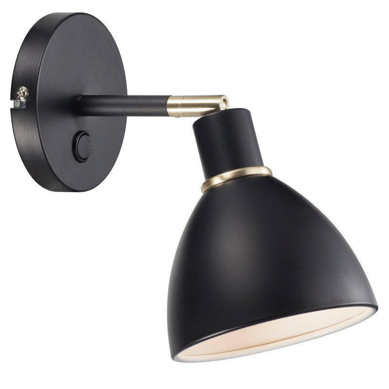 Carregue imagem no visualizador da galeriaAplique de Parede Preto RAY NORDLUX
