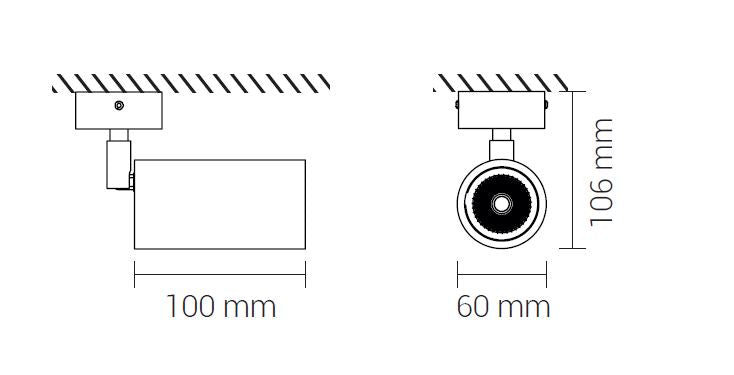 Cargue la imagen en el visor de la galería, Projetor orientável GU10 TROMILUX
