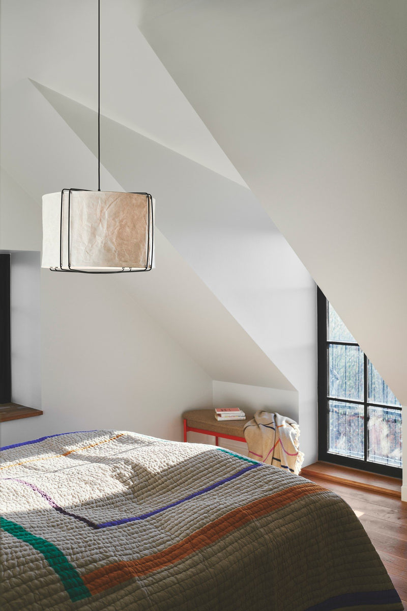 Carregue imagem no visualizador da galeriaCandeeiro suspenso com sombra em papel crinkled Cardine NORDLUX
