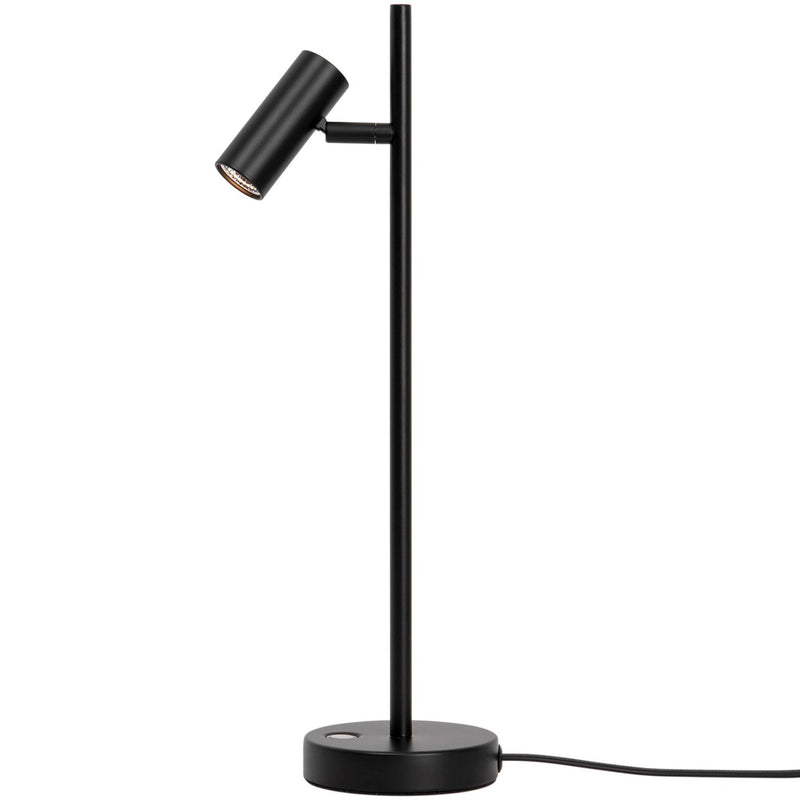 Chargez l'image dans la visionneuse de la galerie, Candeeiro de Mesa Preto com Cabeça Ajustável e LED Regulável OMARI NORDLUX
