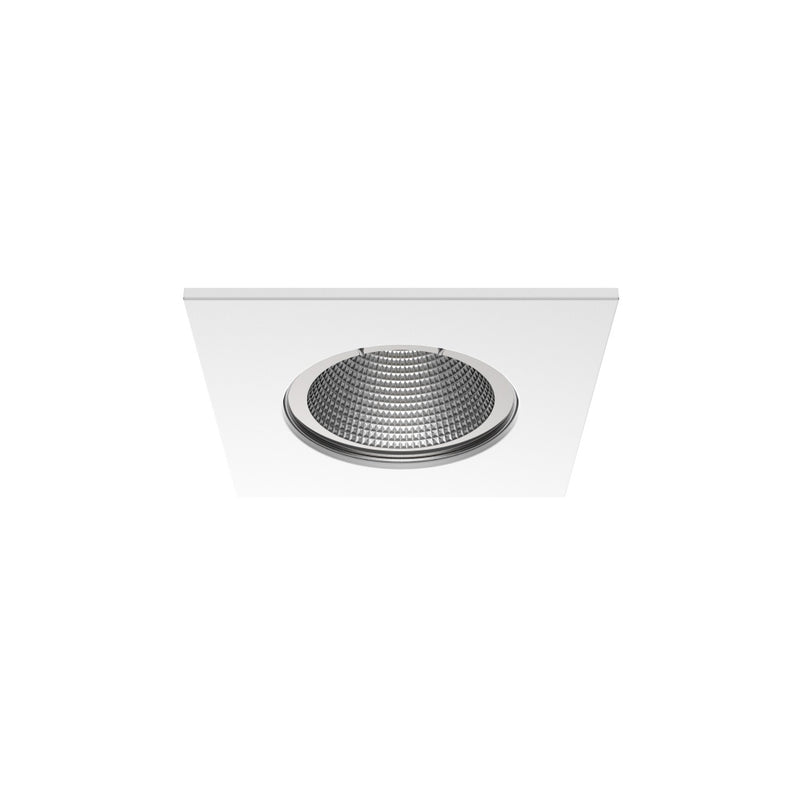 Carregue imagem no visualizador da galeriaLuminária de Encastrar com Aba de Remate em Aço Inox Escovado Tromilux
