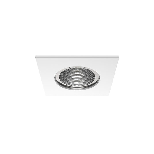 Luminária de Encastrar com Aba de Remate em Aço Inox Escovado Tromilux