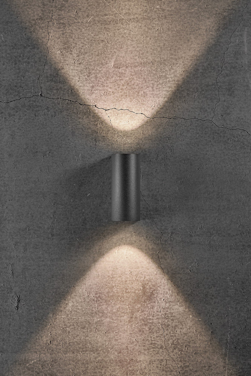 Cargue la imagen en el visor de la galería, Aplique de Parede Exterior Preto ASBOL NORDLUX
