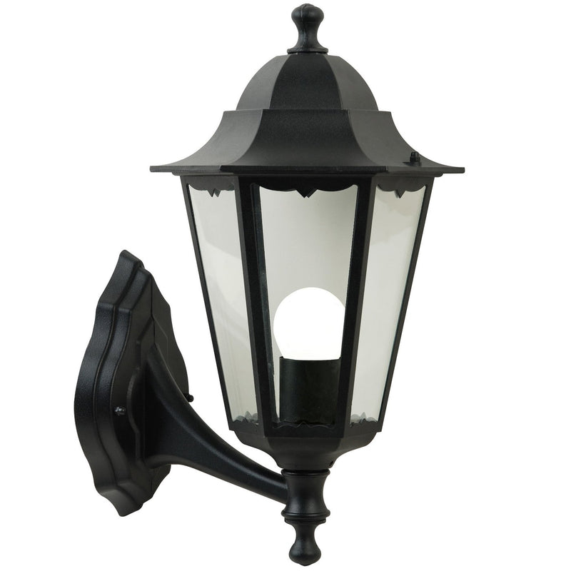 Load image into Gallery viewer, Upward Facing Outdoor Wall Light Black Cardiff NORDLUX
