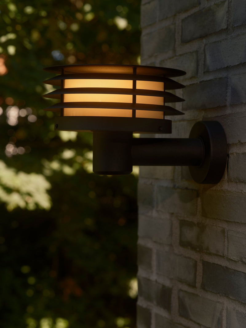Load image into Gallery viewer, Aplique de Parede Exterior em Metal Seaside Preto CIRELLA NORDLUX
