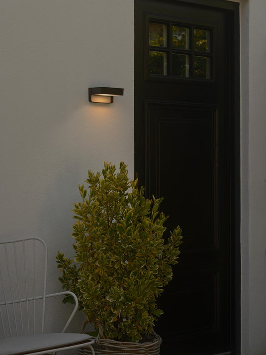 Aplique Solar Preto com Sensor de Movimento SAULIO NORDLUX