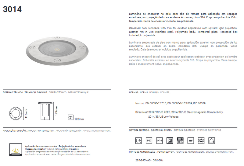 Load image into Gallery viewer, Projector de Chão Exterior Encastrar TROMILUX TROMILUX

