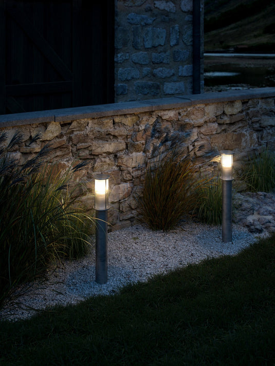 Candeeiro Exterior com Difusor Estriado e Material Galvanizado Linton NORDLUX