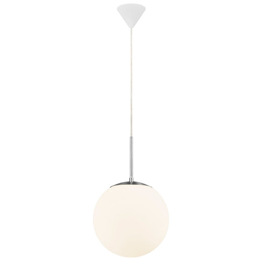 Candeeiro Suspenso Cafe 25 Opala Branca NORDLUX