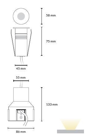 Carregue imagem no visualizador da galeriaProjector de chão exterior de encastrar IP67 Tromilux
