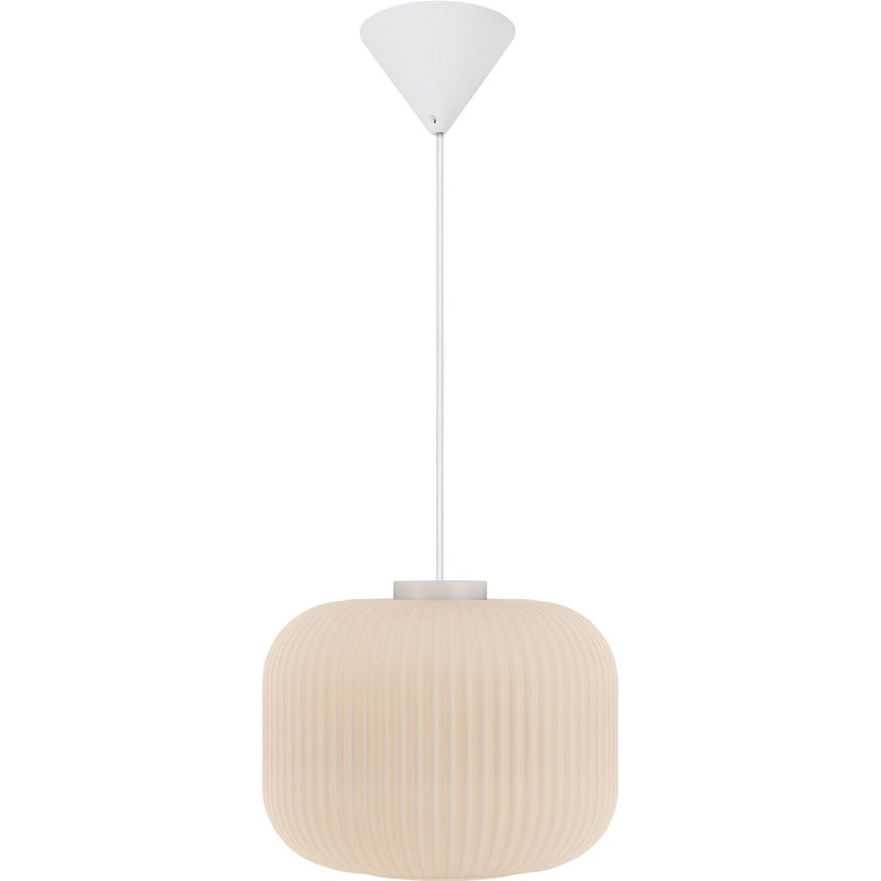 Load image into Gallery viewer, Candeeiro de Teto Suspenso em Vidro Opalino Branco Milford NORDLUX
