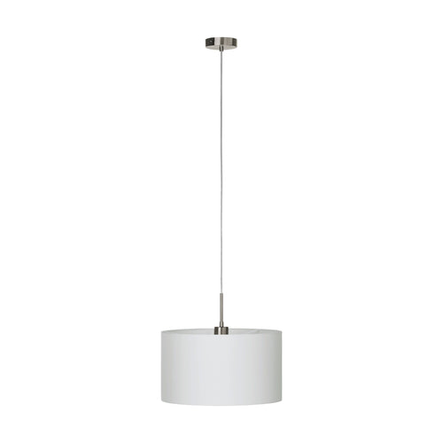 Candeeiro de Tecto Suspenso Eglo Pasteri Branco Ø380mm 31571