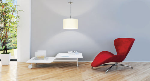 Candeeiro de Tecto Suspenso Eglo Pasteri Branco Ø380mm 31571