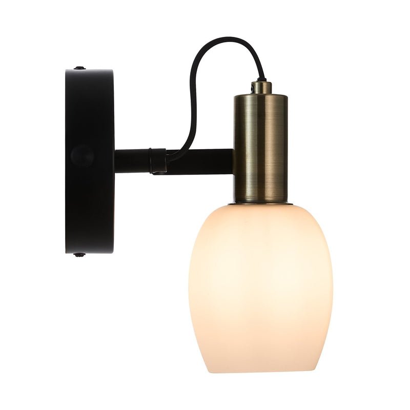 Carregue imagem no visualizador da galeriaAplique de Parede Preto ARILD NORDLUX
