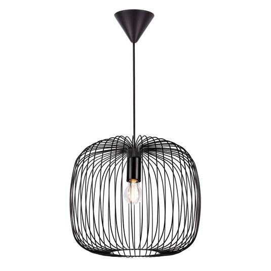 Candeeiro Suspenso Preto Minimalista BERONI NORDLUX