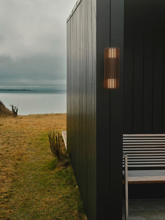 Double Wall Light Aludra Seaside Brown Metallic NORDLUX