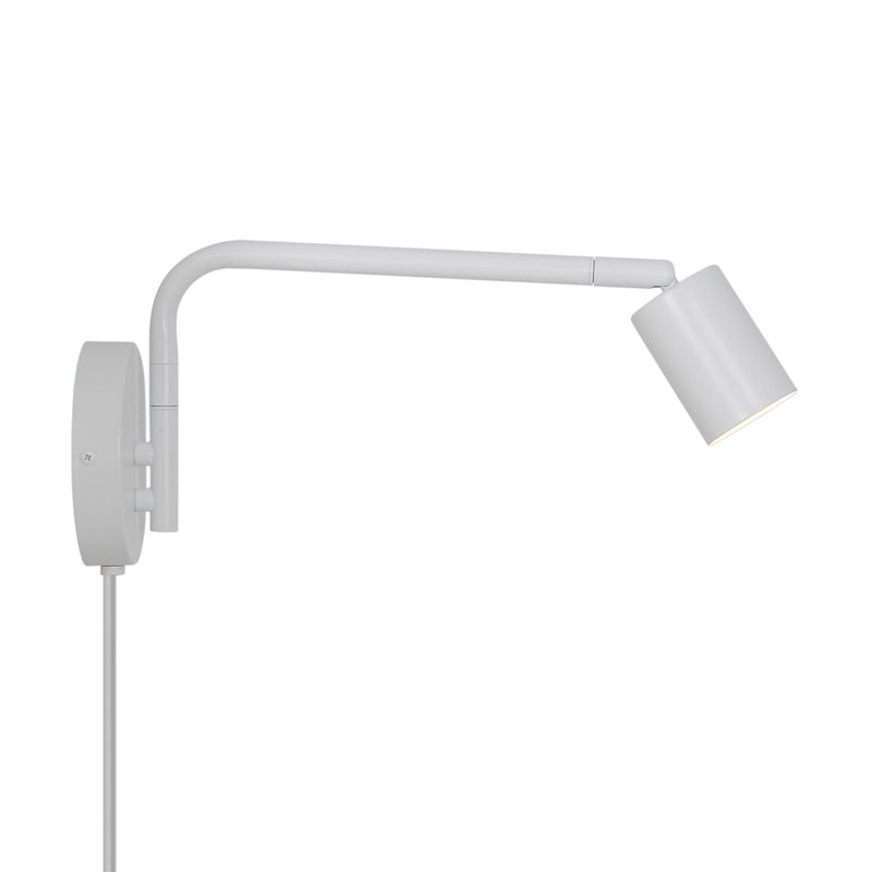 Carregue imagem no visualizador da galeriaAplique de Parede Branco com Braço Rotativo e Cabeça Ajustável Explore NORDLUX
