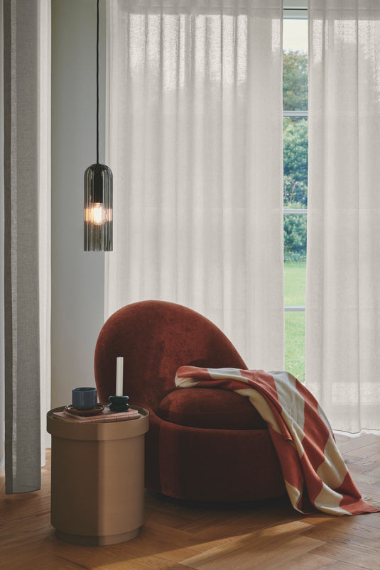 Pendente com Vidro Flutuado Fumado Miella NORDLUX