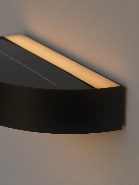 Aplique de Parede Solar Preto MONAY NORDLUX