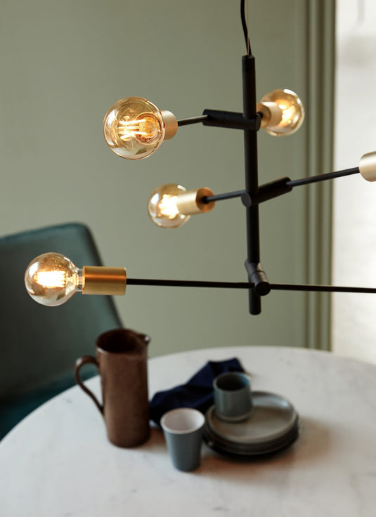 6-Spot Pendant Preto Josefine NORDLUX