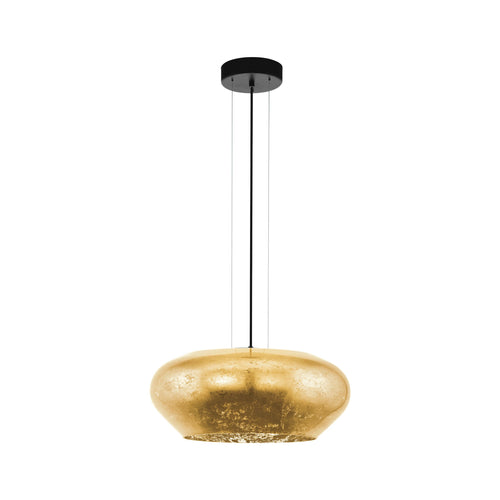 Candeeiro de Tecto Suspenso Eglo Priorat 39595 Dourado Ø500mm