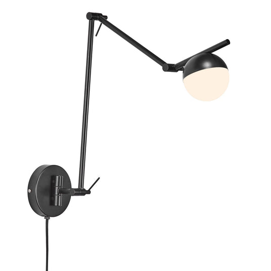 Aplique de Parede Preto CONTINA NORDLUX