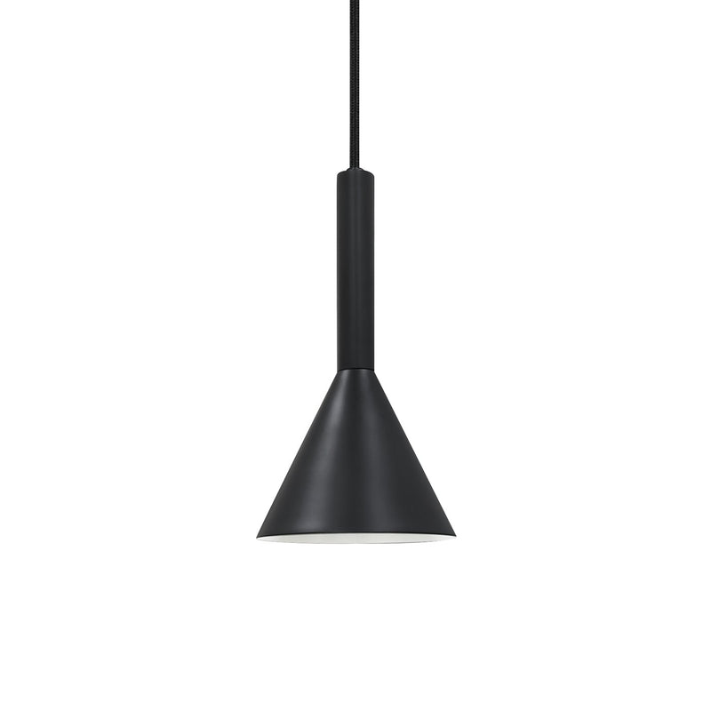 Load image into Gallery viewer, Candeeiro Suspenso com Dois Abat-jours Cónicos Preto Kelvis 2-Kit NORDLUX
