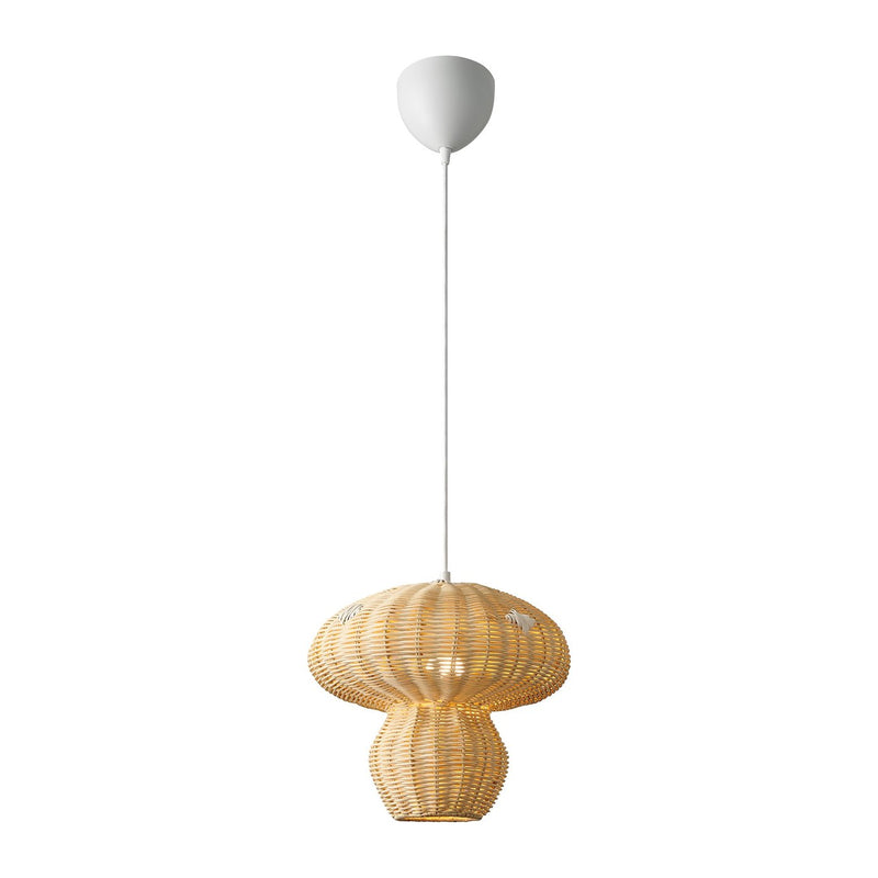 Chargez l'image dans la visionneuse de la galerie, Candeeiro Suspenso Pequeno em Rattan Allie NORDLUX
