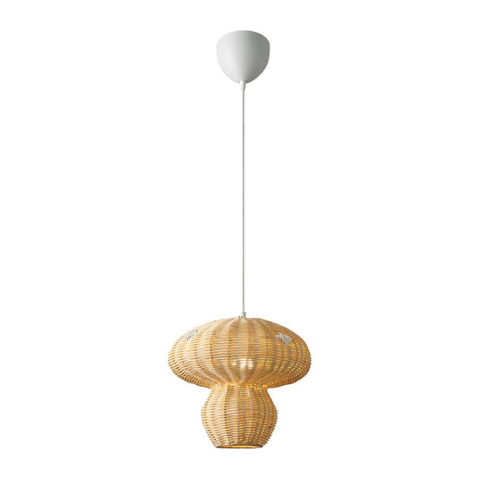Candeeiro Suspenso Pequeno em Rattan Allie NORDLUX