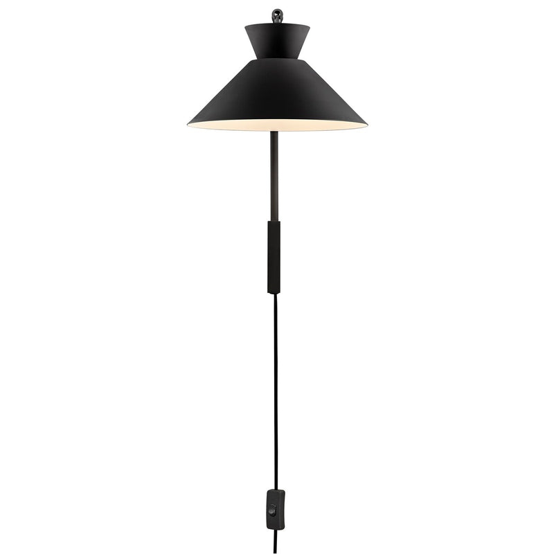 Carregue imagem no visualizador da galeriaAplique de Parede Preto DIAL NORDLUX
