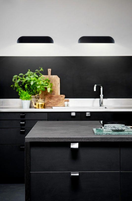 Aplique de Parede Exterior Preto FRONT 36 NORDLUX