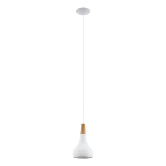 Candeeiro de teto branco e marrom SABINAR EGLO