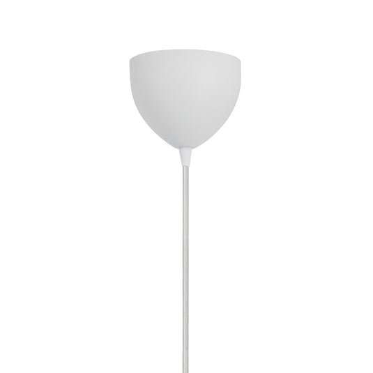 Candeeiro Suspenso Cone Branco com Madeira e Latão Kinto NORDLUX
