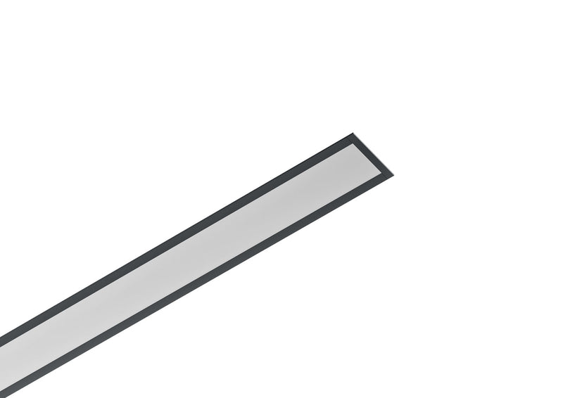Load image into Gallery viewer, Perfil de Encastrar LED 25W 3000K em Alumínio e Policarbonato Tromilux
