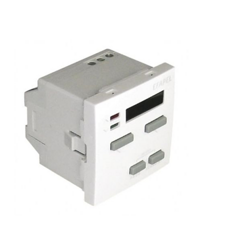 Modul 1 Ausgang für RJ45-Stecker – 2 Module in Mattschwarz – 45976 SPM – Quadro 45-Serie